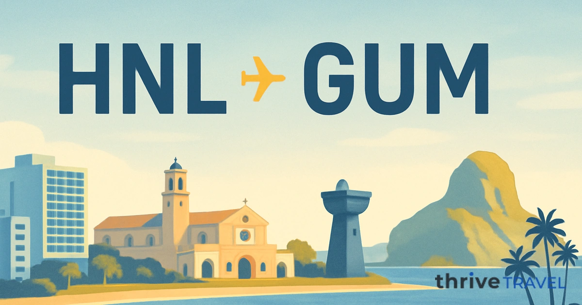Honolulu to Guam