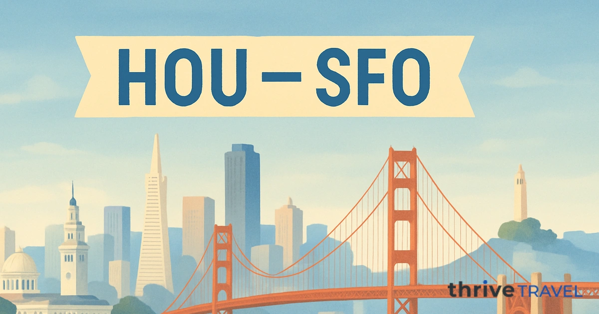 Houston to San Francisco