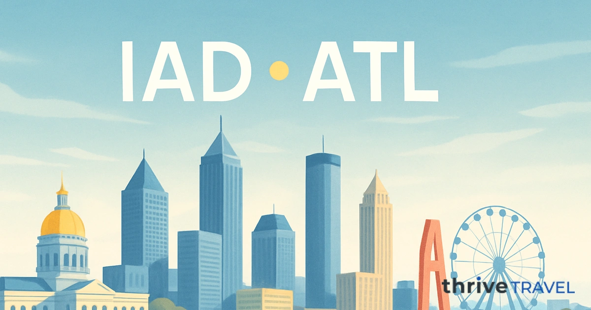 Washington to Atlanta