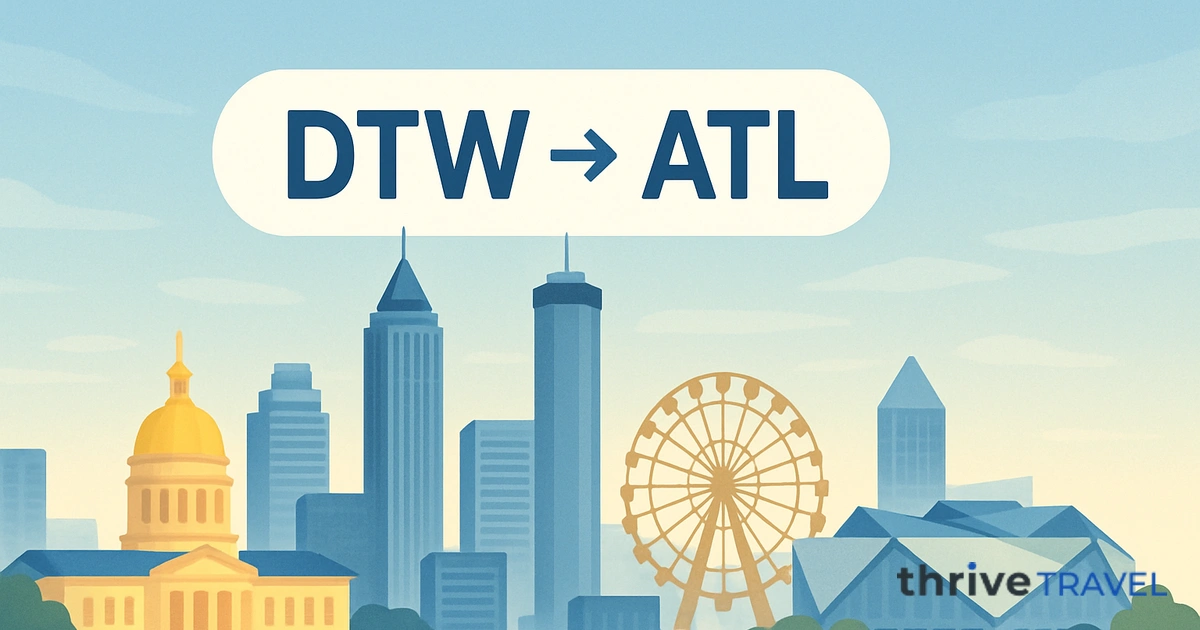 Detroit to Atlanta