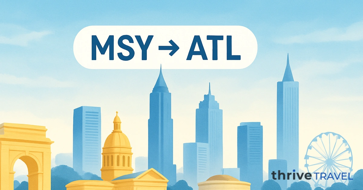 New Orleans to Atlanta