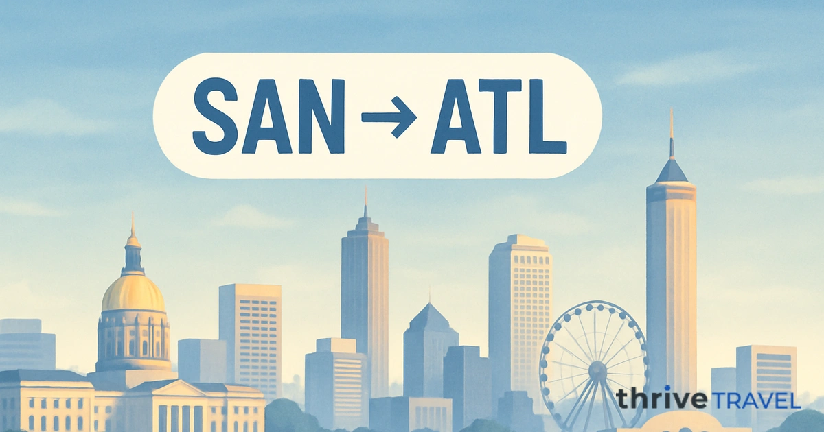 San Diego to Atlanta