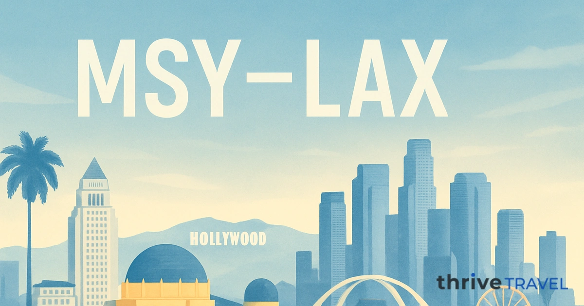 New Orleans to Los Angeles