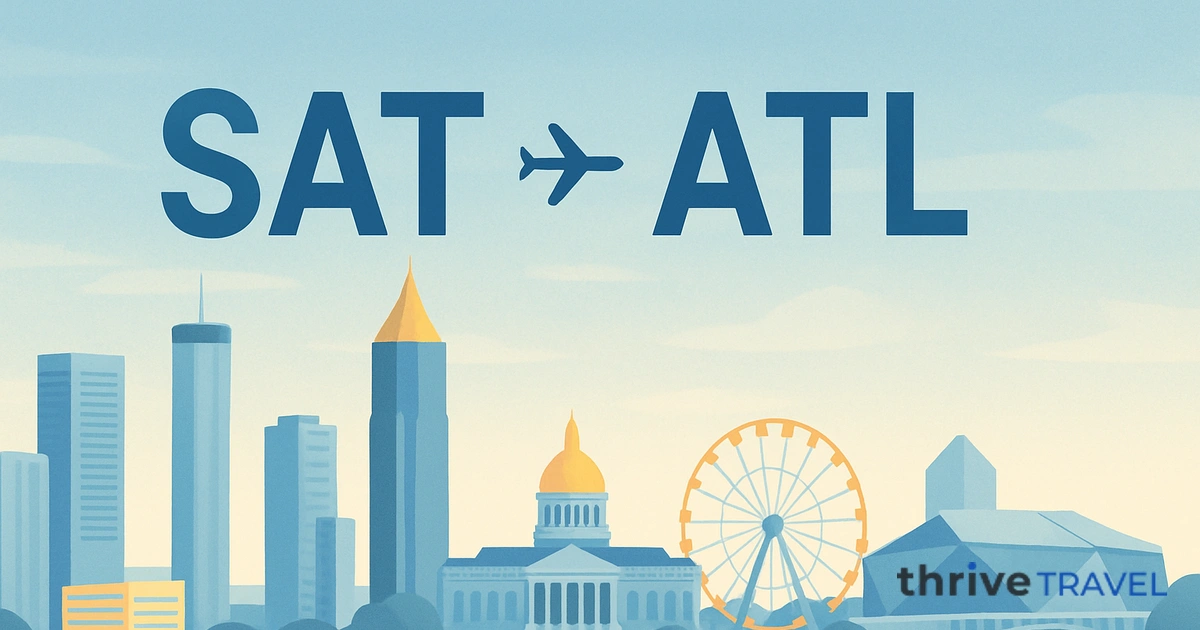 San Antonio to Atlanta