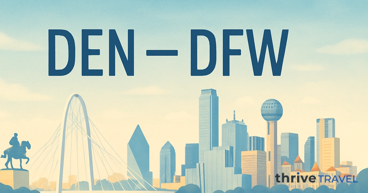 Denver to Dallas