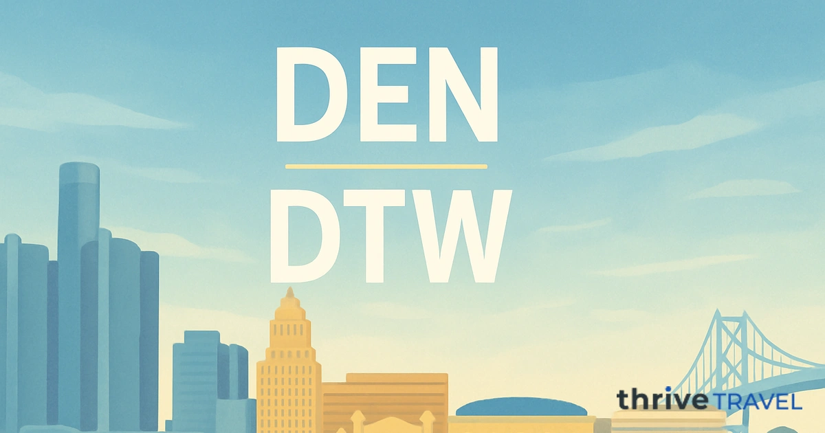 Denver to Detroit