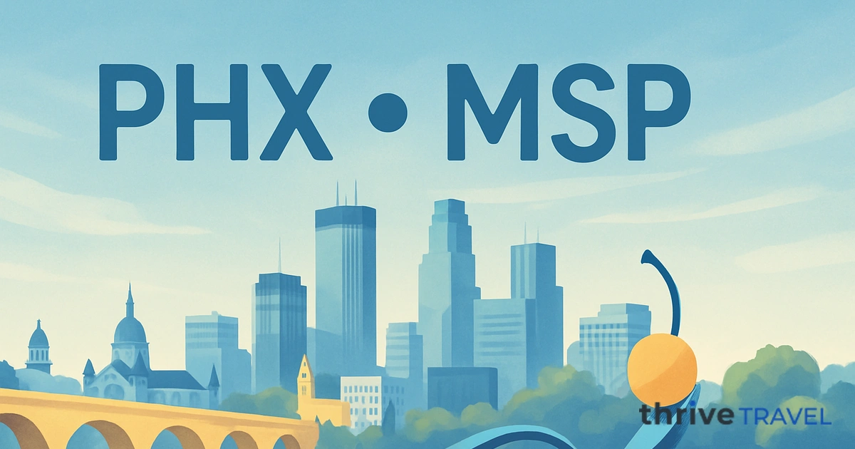 Phoenix to Minneapolis
