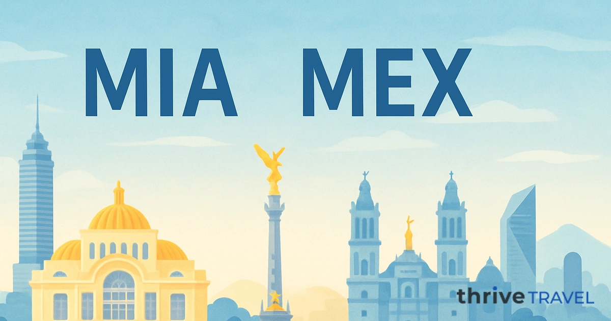 Miami to Mexico City