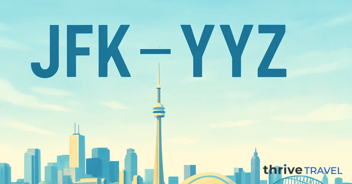 New York to Toronto