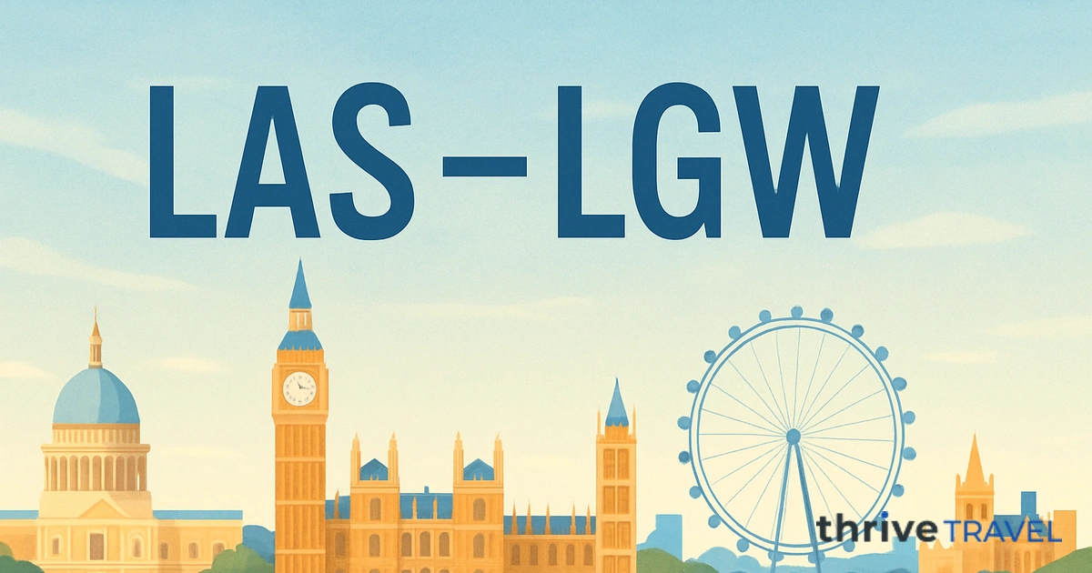 Las Vegas to London Gatwick