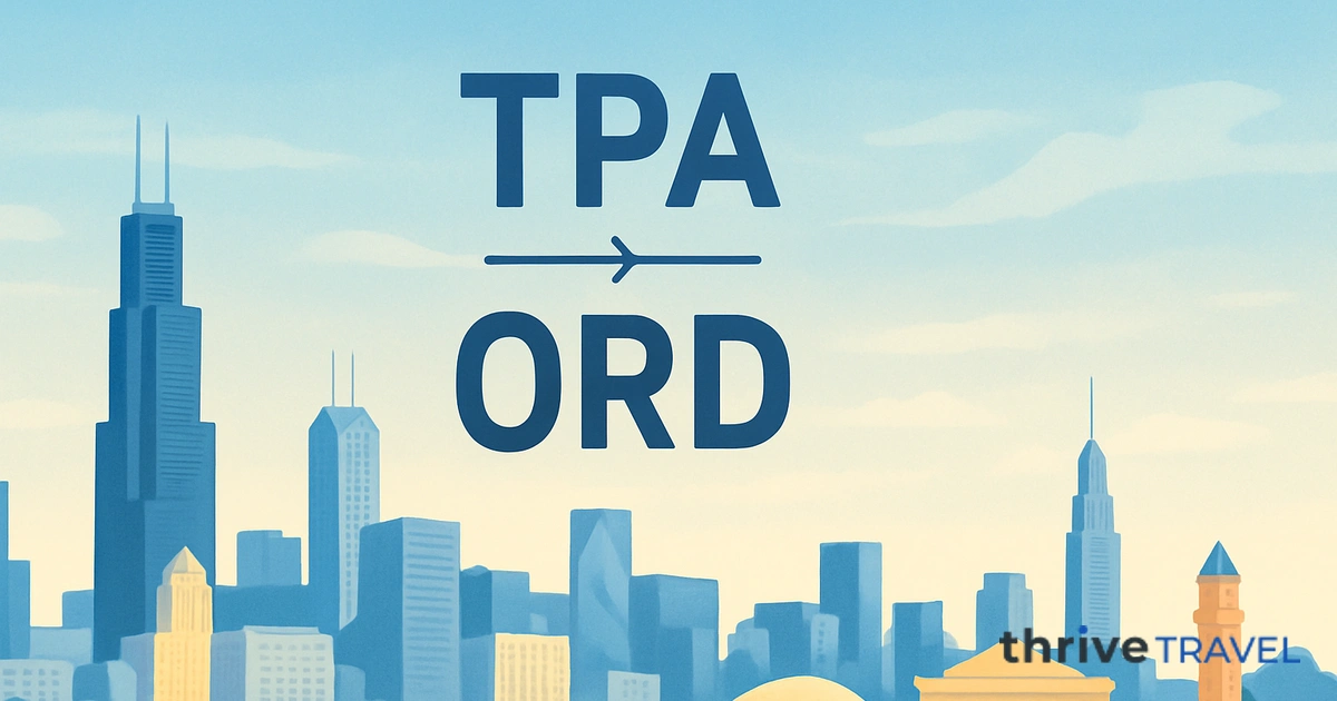 Tampa to Chicago