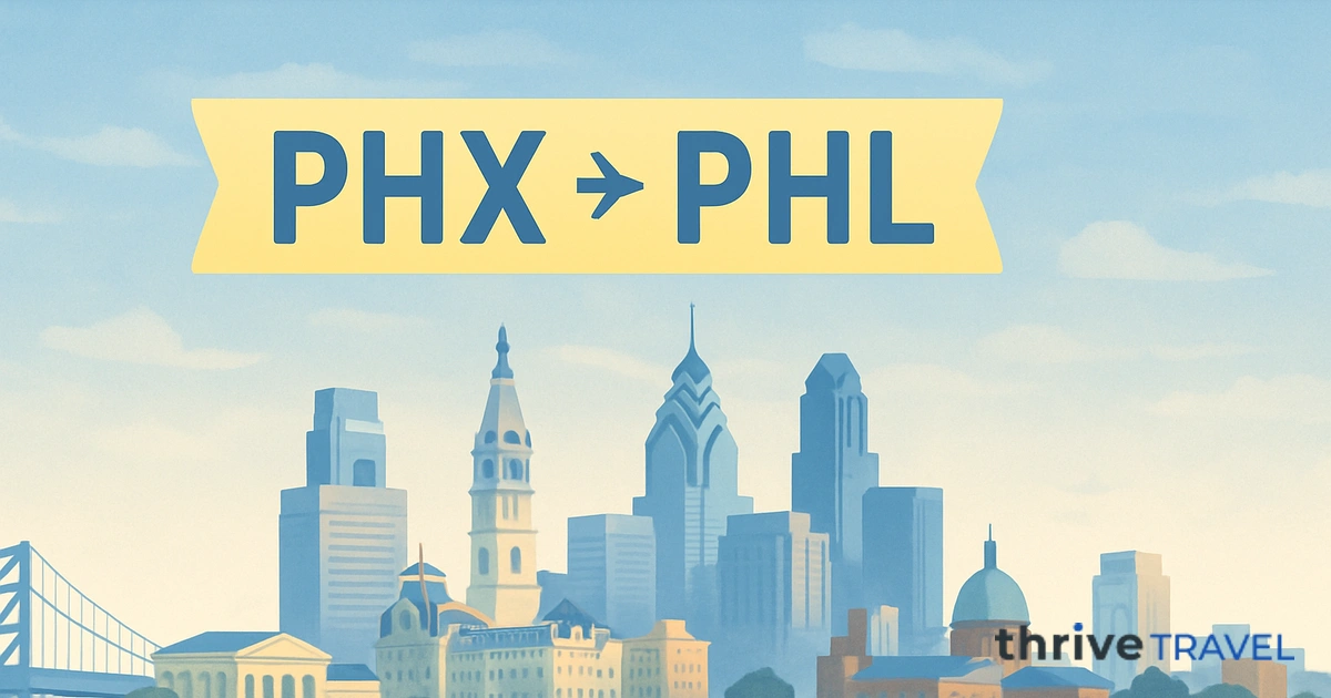 Phoenix to Philadelphia