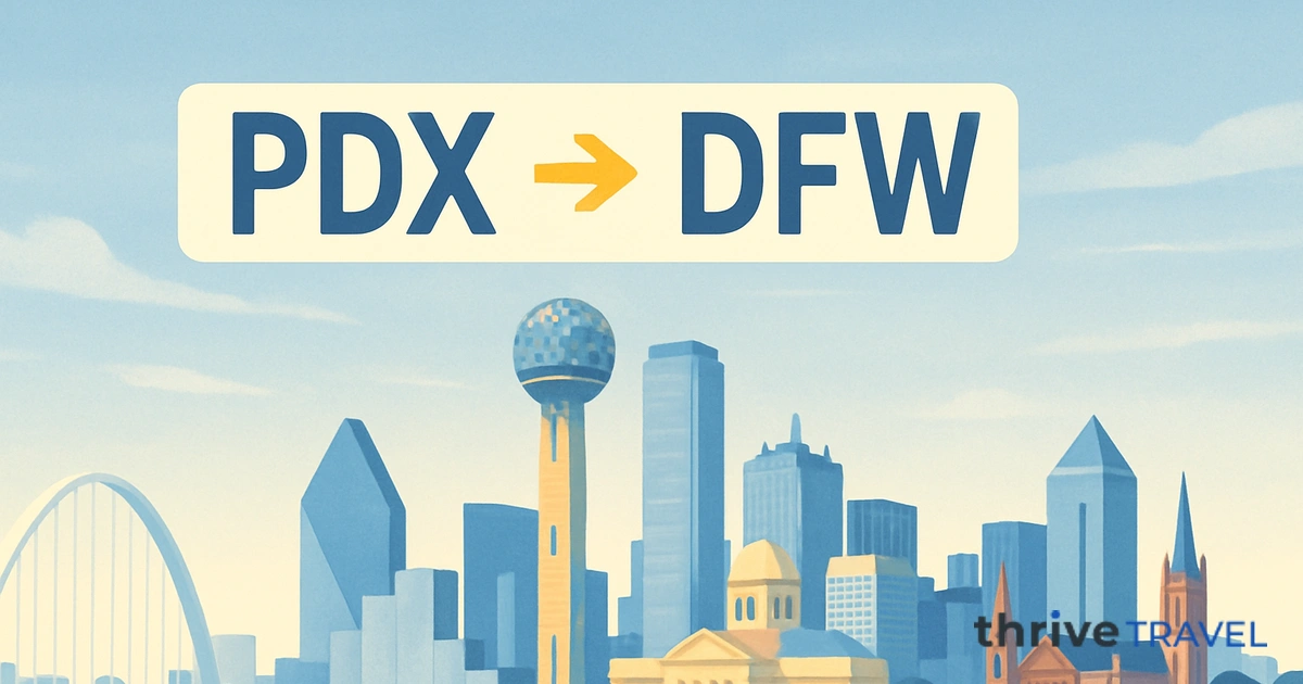 Portland to Dallas