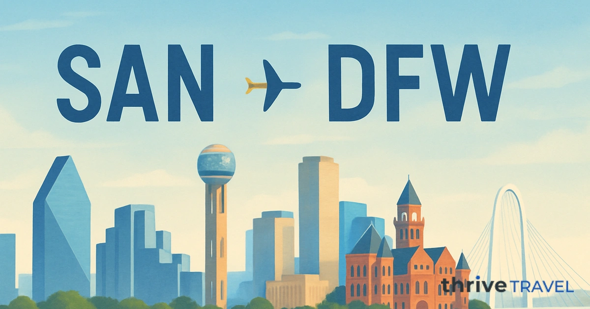 San Diego to Dallas