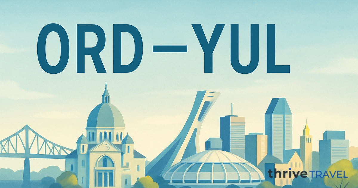 Chicago to Montreal