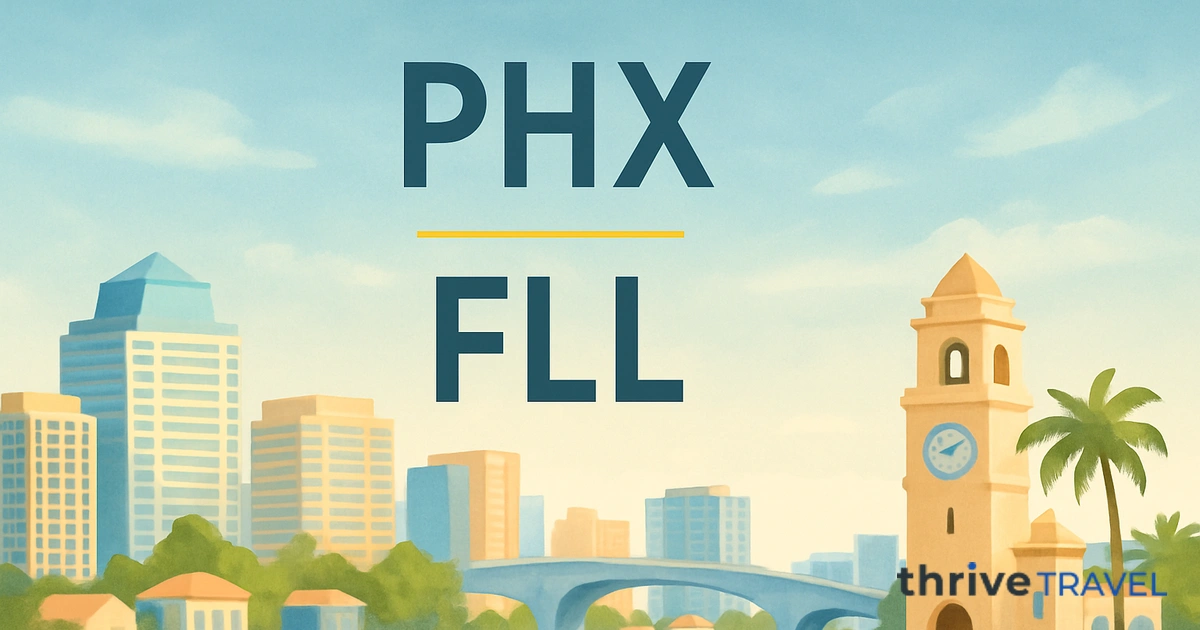 Phoenix to Fort Lauderdale