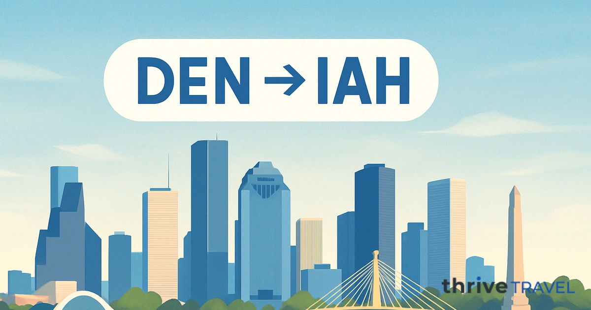 Denver to Houston
