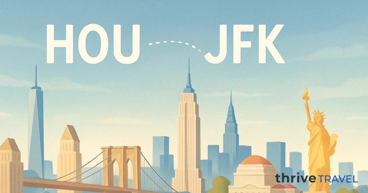 Houston to New York