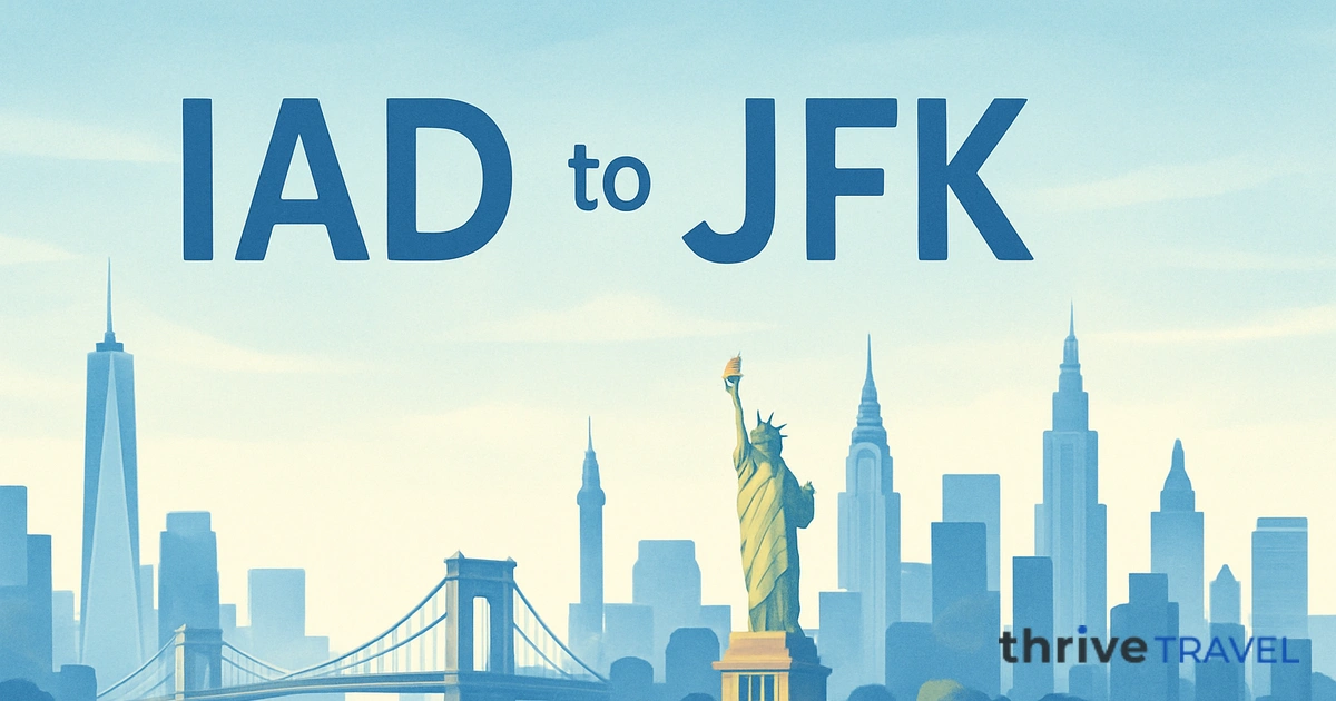 Washington to New York