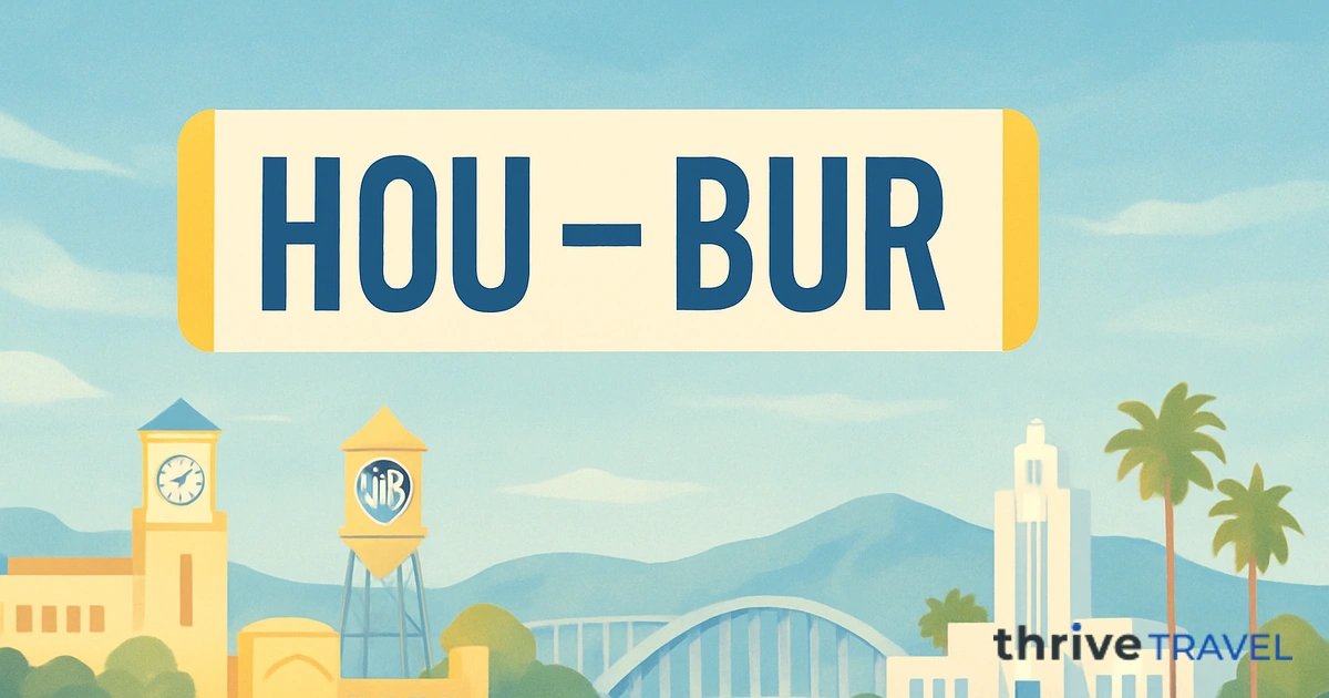 Houston to Burbank