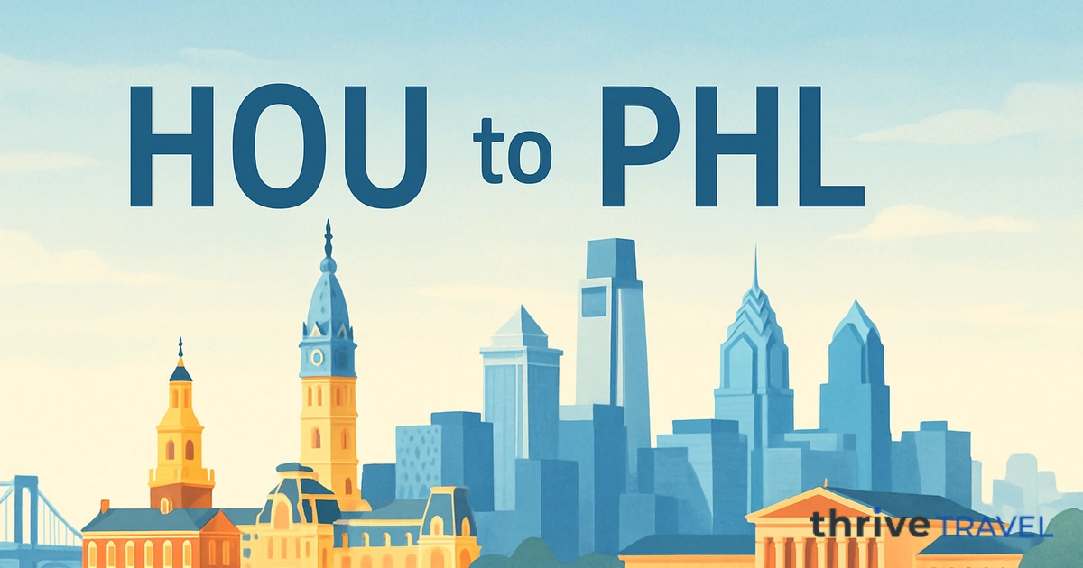 Houston to Philadelphia