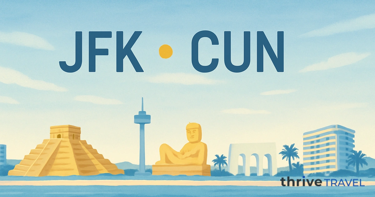 New York to Cancún