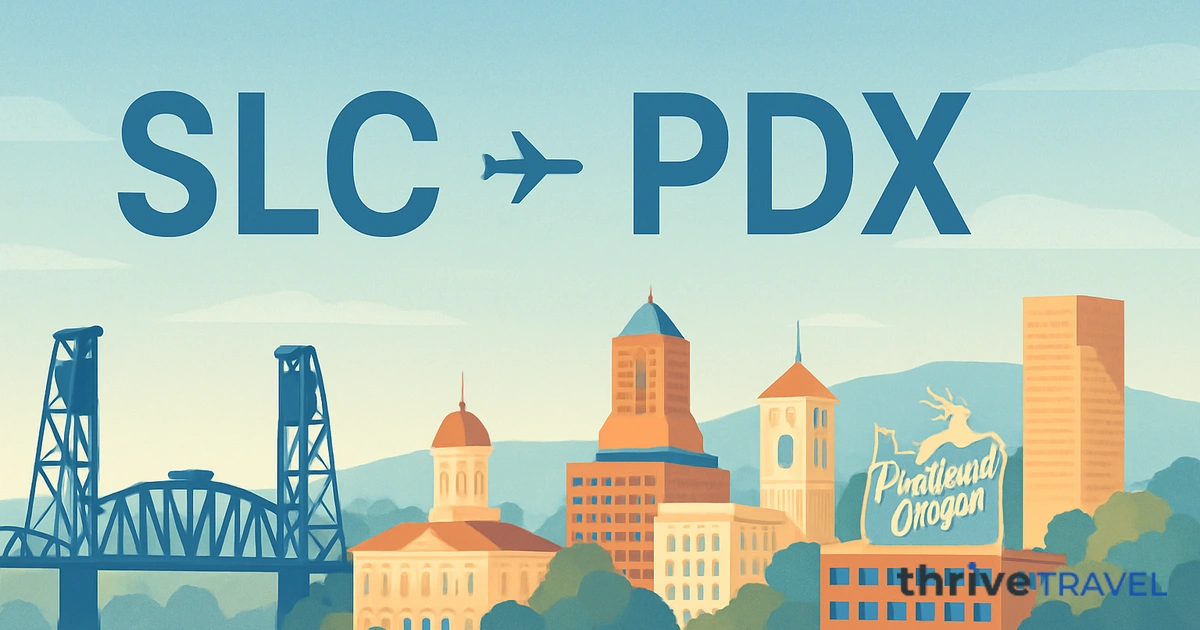Salt Lake City to Portland