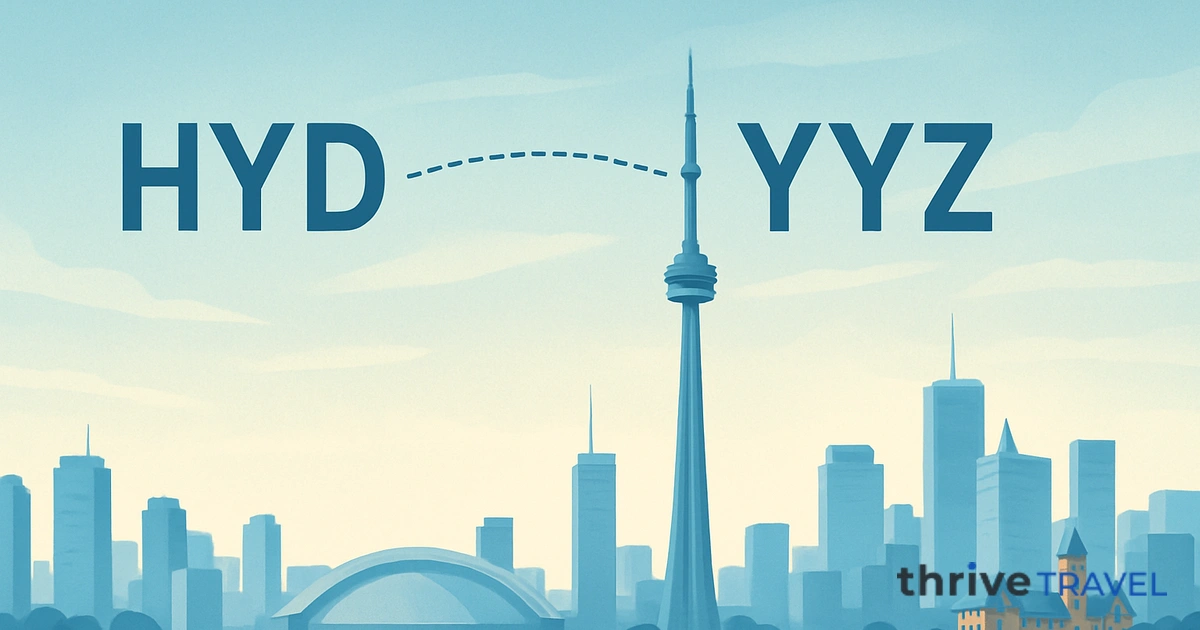 Hyderabad to Toronto