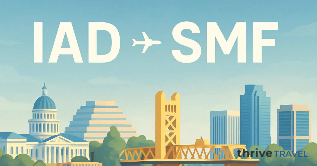 Washington to Sacramento