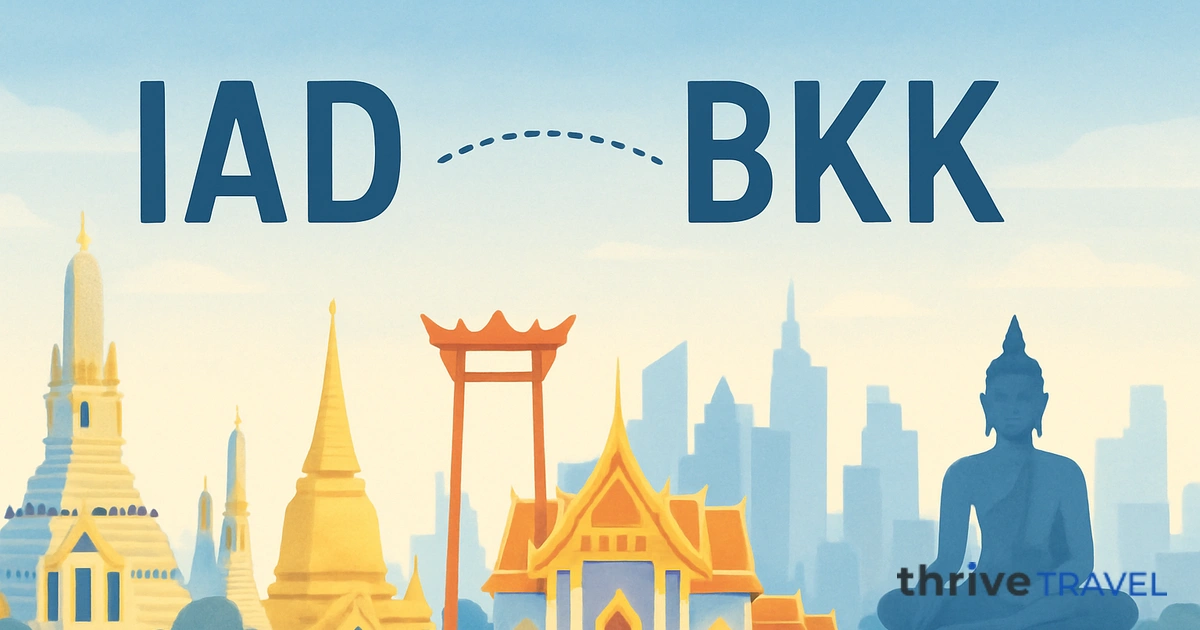 Washington to Bangkok