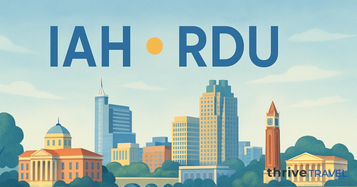 Houston to Raleigh