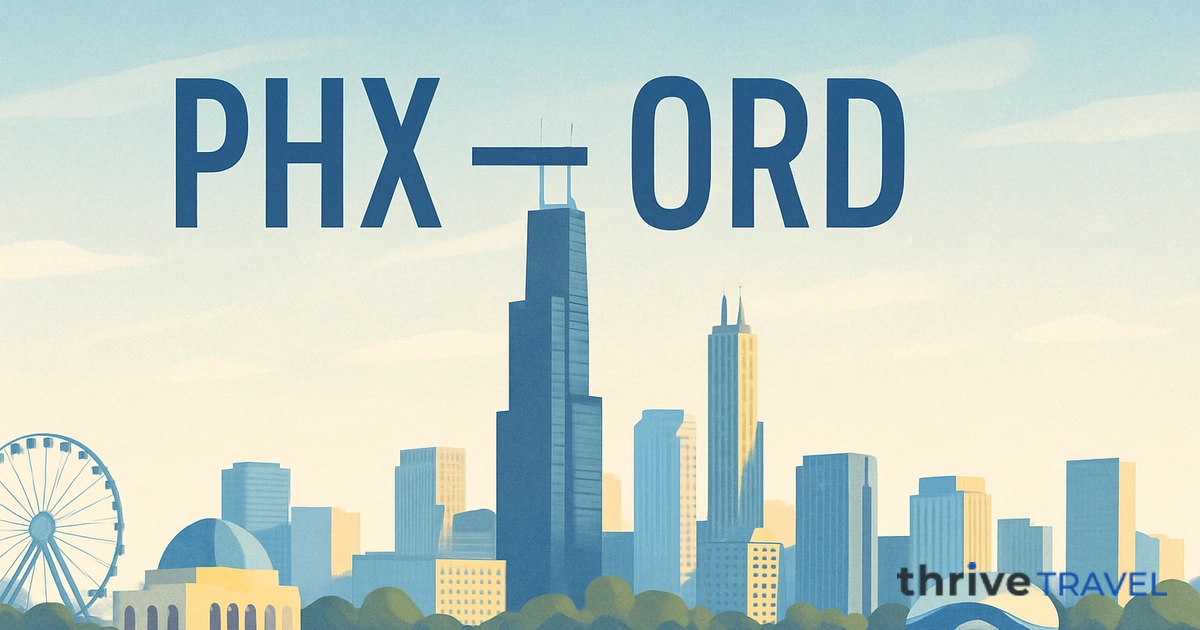 Phoenix to Chicago