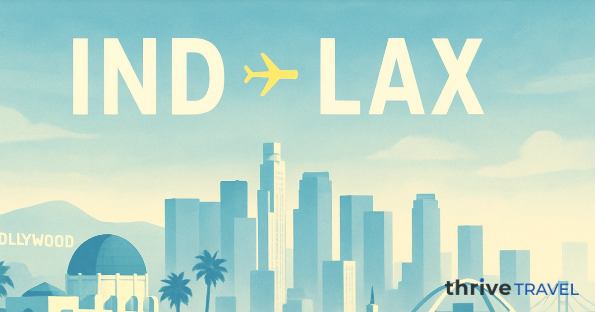 Indianapolis to Los Angeles