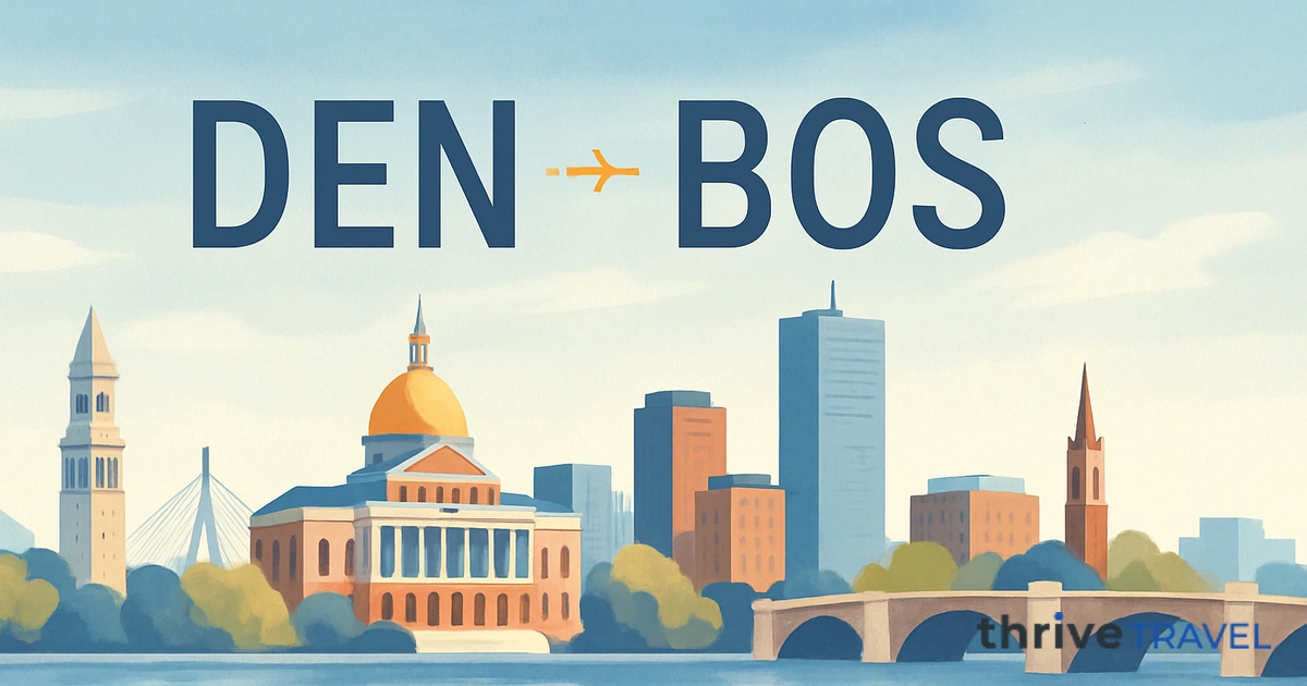 Denver to Boston