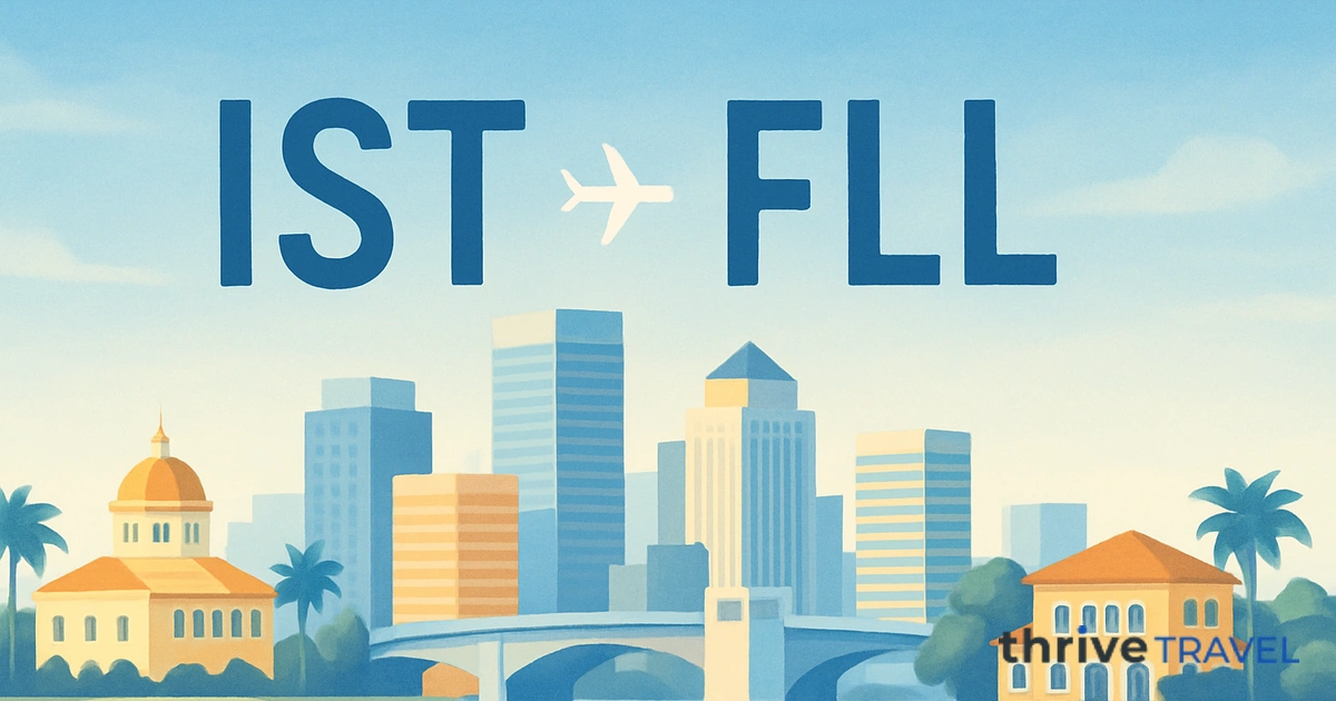Istanbul to Fort Lauderdale