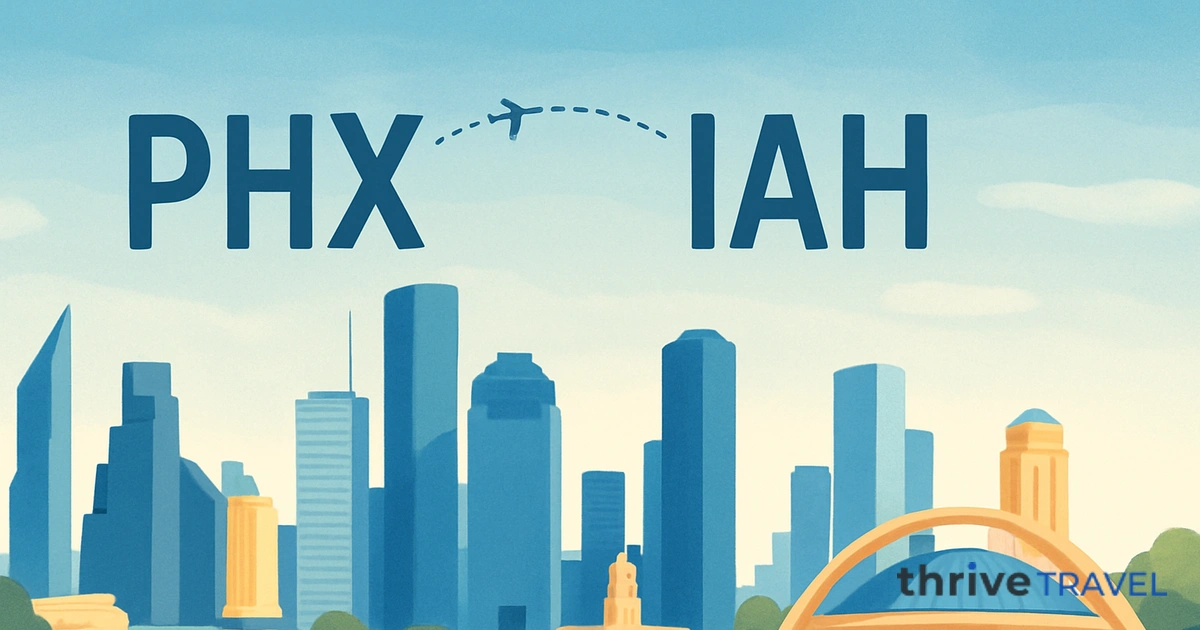 Phoenix to Houston