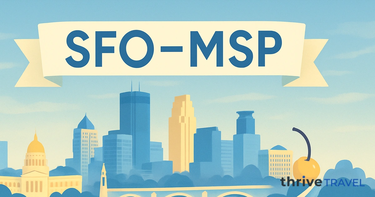San Francisco to Minneapolis