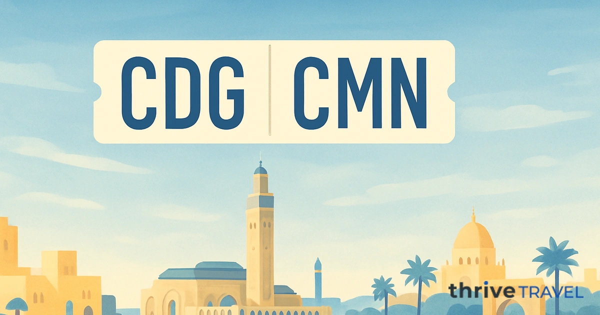 Paris to Casablanca