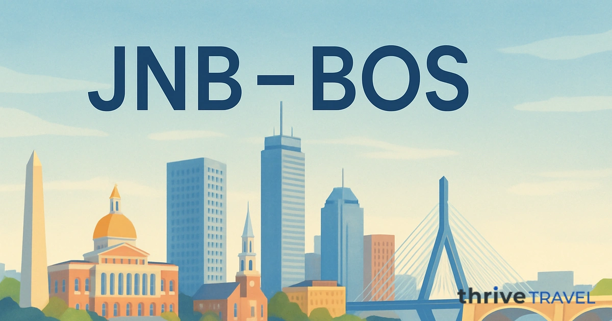 Johannesburg to Boston