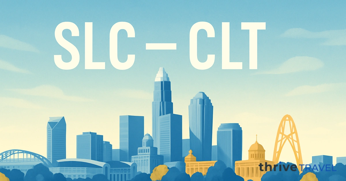 Salt Lake City to Charlotte