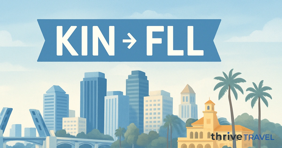 Kingston to Fort Lauderdale