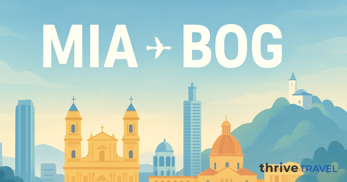 Miami to Bogota