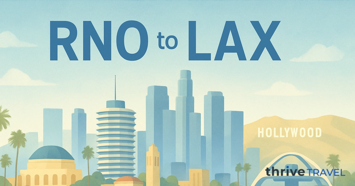 Reno to Los Angeles
