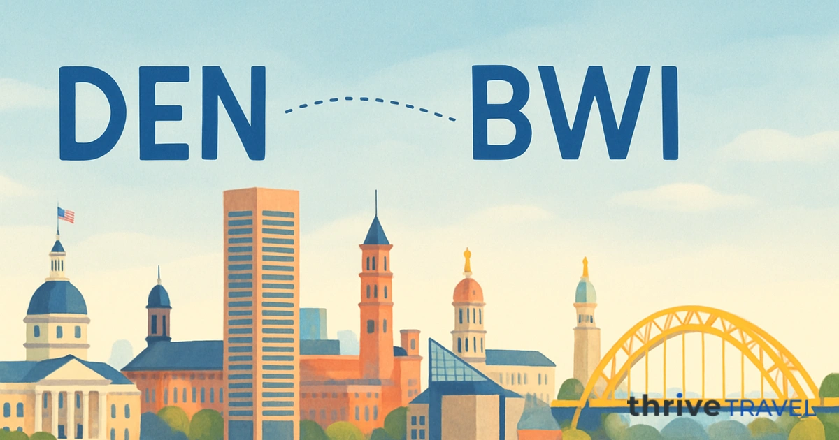 Denver to Baltimore