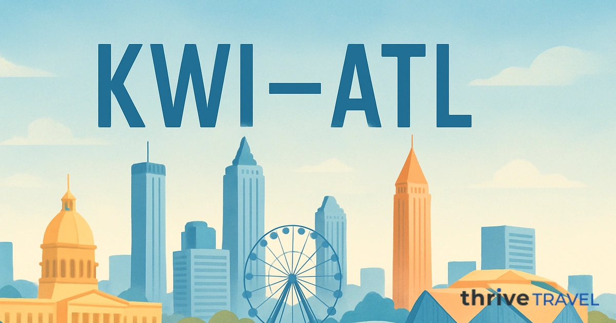 Kuwait City to Atlanta