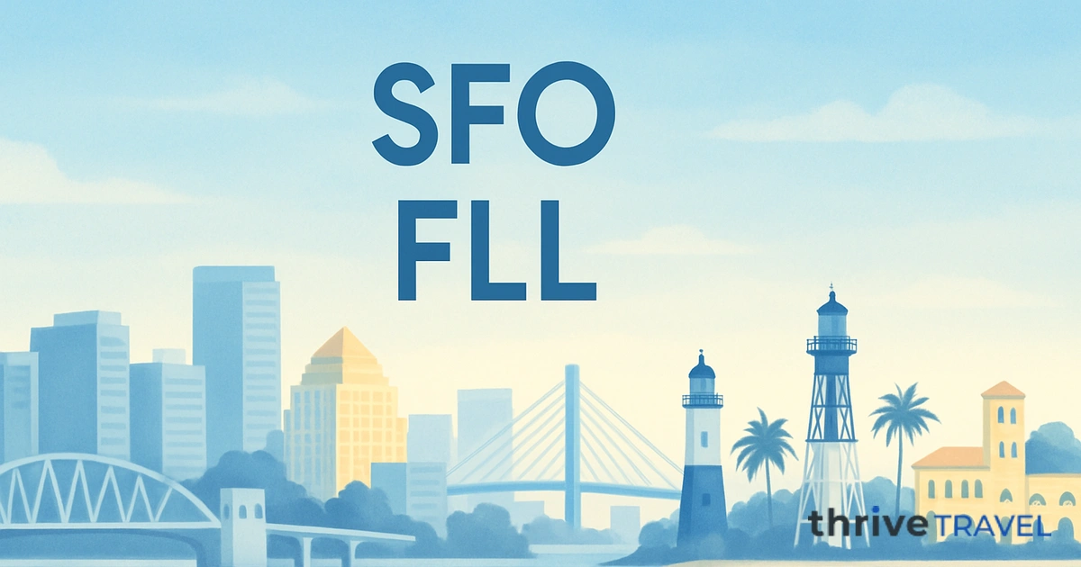 San Francisco to Fort Lauderdale