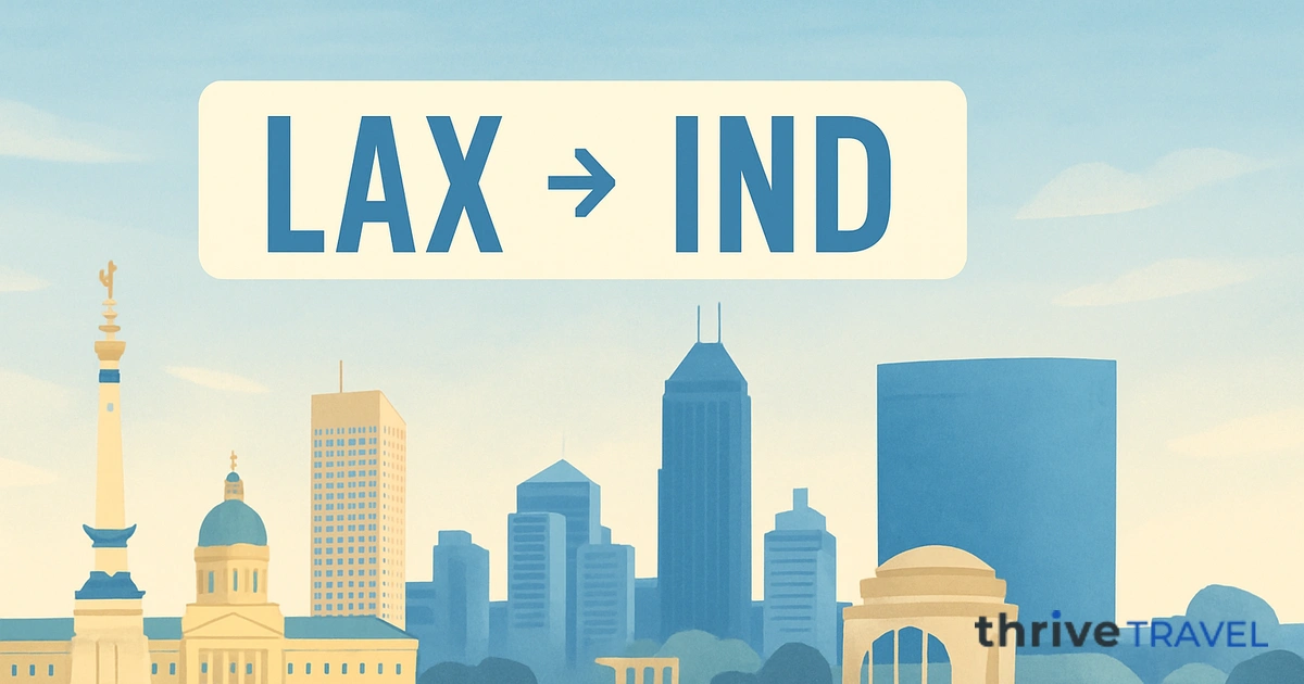 Los Angeles to Indianapolis