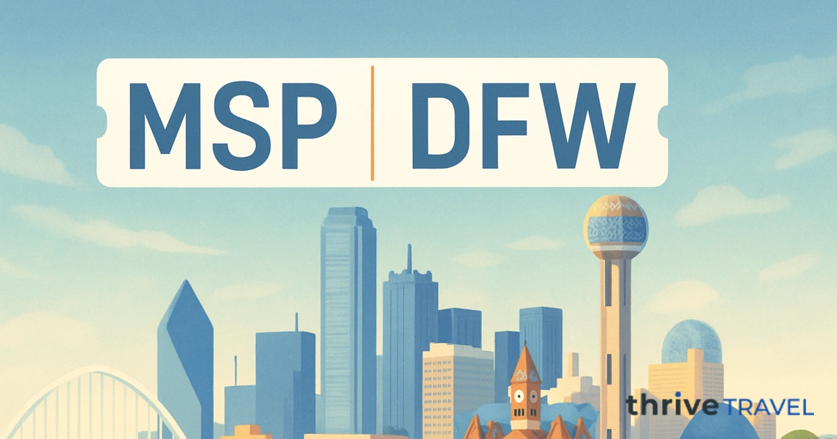 Minneapolis to Dallas