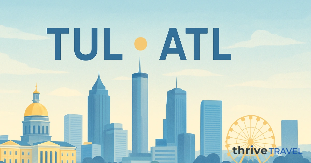 Tulsa to Atlanta