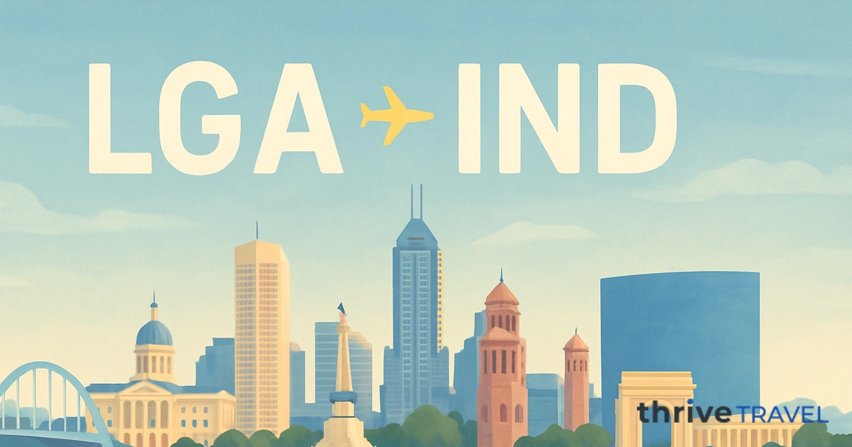 New York to Indianapolis